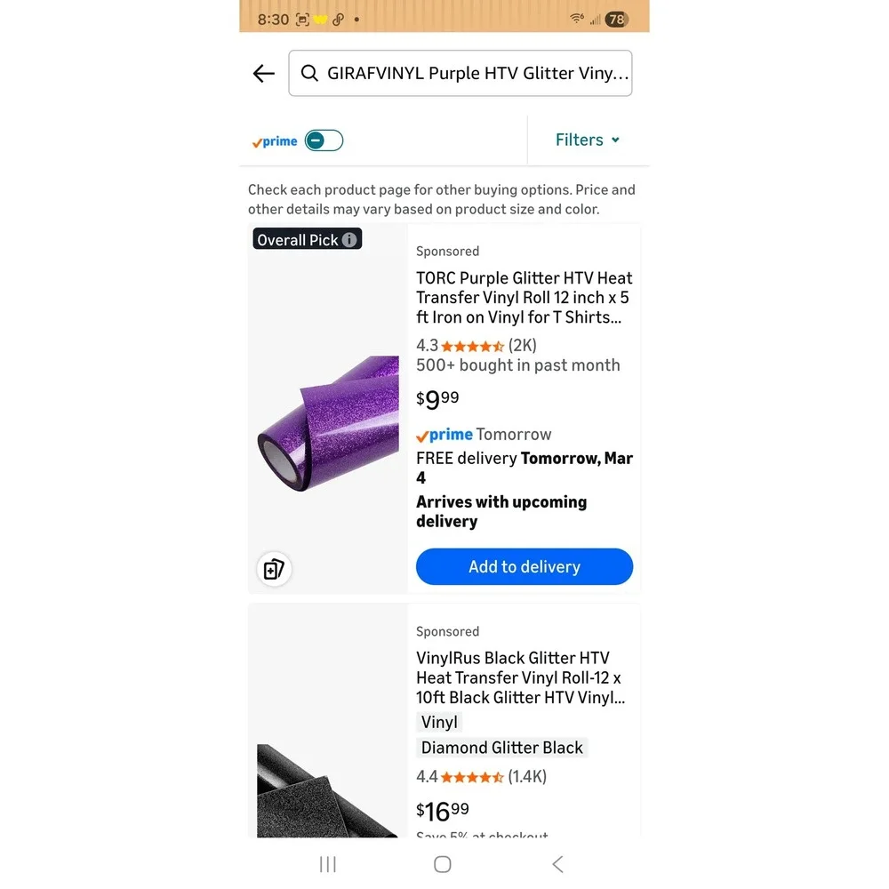 Cricut Girafvinyl‎ Craft Bundle Vinyl Rolls HTV Permanent Adhesive Faux Leather